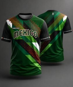 PLAYERA DE LA  SELECCION  DE MEXICO PAINTBALL